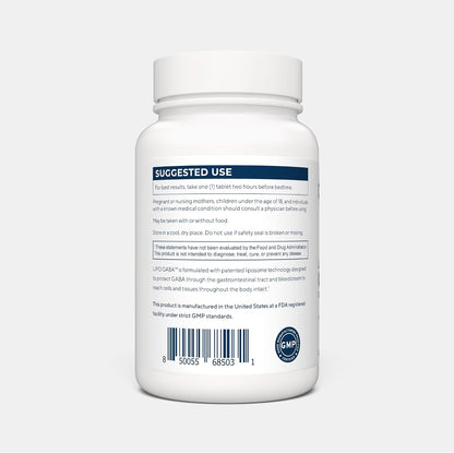 Renue By Science GABA - High Strength Liposomal GABA Supplements - 90 GABA Capsules - 300mg Gamma-Aminobutyric Acid per Serving - Non-GMO - Made in the USA Third-Party Tested