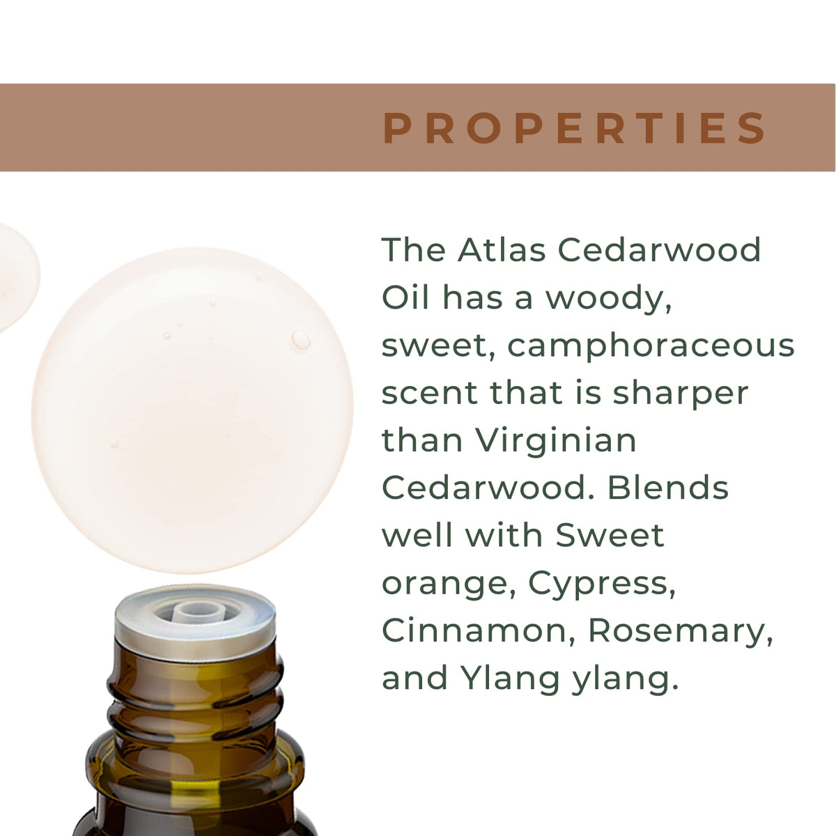 xencare Cedarwood USDA Organic Essential Oil - 100% Pure Natural Undiluted
