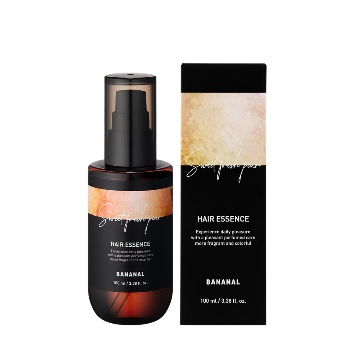 BANANAL 2-in-1 Hair Serum & Perfume Oil - Korean Hair Care, Moroccan Argan Oil & 12 Amino Acids for Dry Damaged Hair, Anti-Frizz Glass Hair Shine, Paraben-Free, Sweet Fresh Pear, 3.38 fl oz