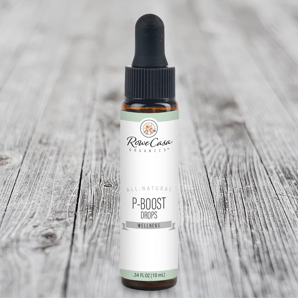 Rowe Casa Organics P-Boost Drops - Natural Hormone Balancing Essential Oils - Pre-Seed Fertility Drops