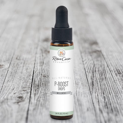 Rowe Casa Organics P-Boost Drops - Natural Hormone Balancing Essential Oils - Pre-Seed Fertility Drops
