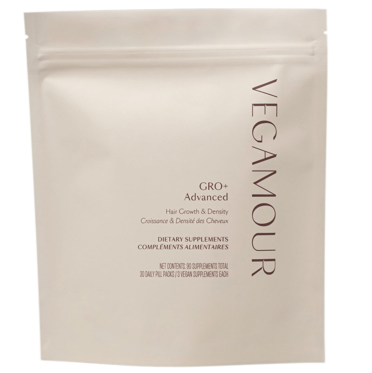 VEGAMOUR GRO+ Advanced Hair Growth and Density Supplement Refill