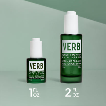 VERB Density Peptide Serum, 2 fl oz - Jumbo Size - Visibly Thicken + Reduce Signs of Shedding- No Parabens or Harmful Sulfates