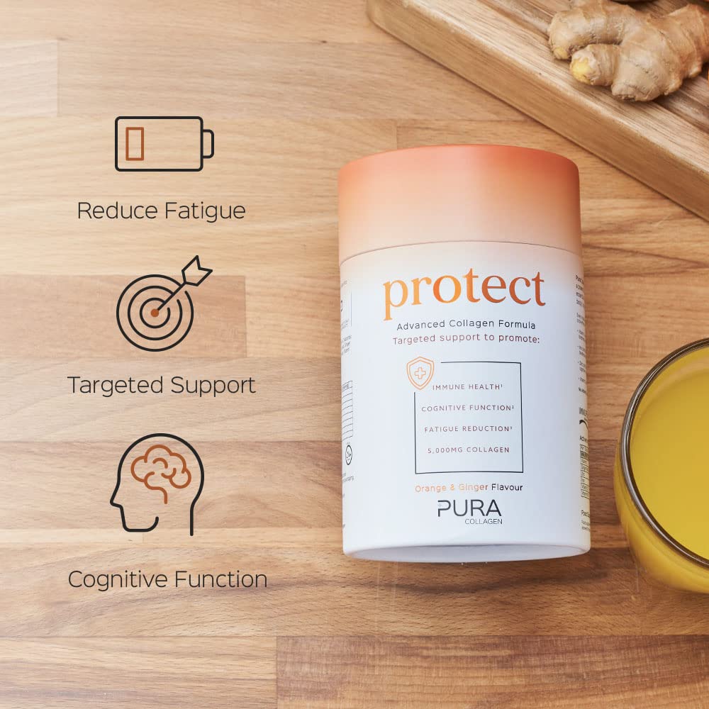 Pura Collagen Powdered Supplement (Protect) 5,000mg Bioactive Collagen Peptides