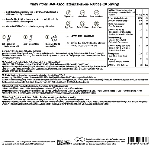 Protein Works - Whey Protein 360 - Premium Whey Shake - Whey Protein Powder Blend