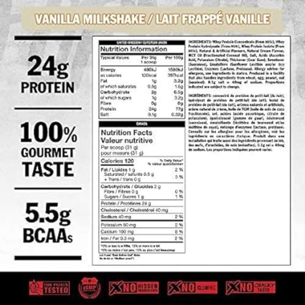 Mutant Pro - Triple Whey Protein Supplement - Time-Released for Enhanced Amino Acid Absorption