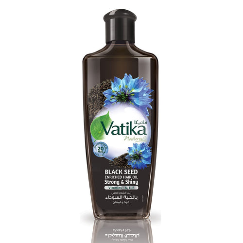 Vatika Naturals Dabur Black Seed Hair Oil - Strengthening Serum, 300ml