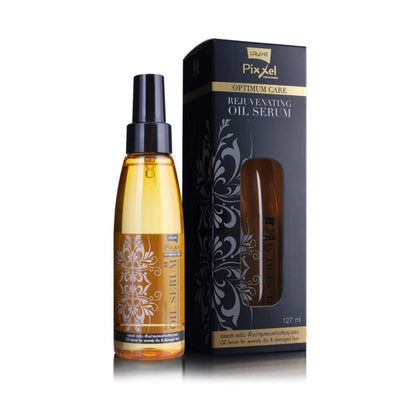 Lolane Pixxel Optimum Care Rejuvenating Oil Serum 127ml For Dry Damaged Hair Argan Oil/Abyssinian Oil/Chufa Sedge Oil/Moringa Oil/Sunflower Oil
