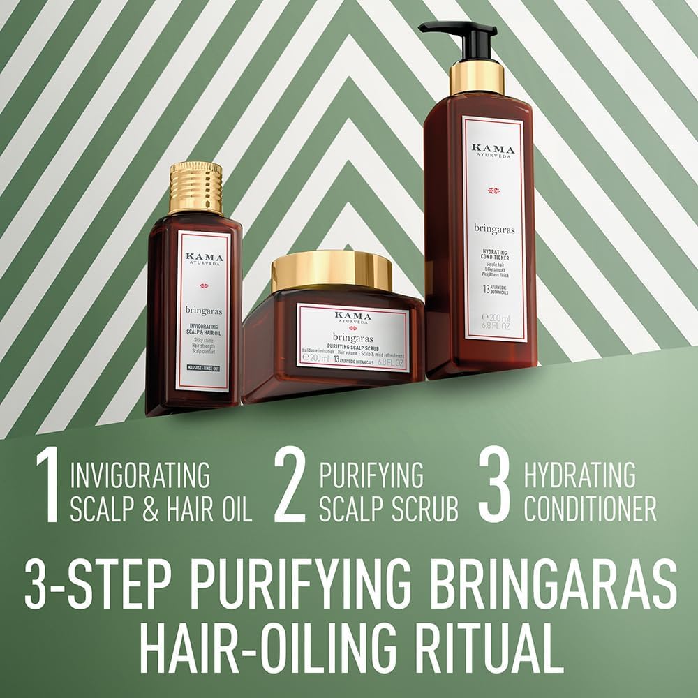 Kama Ayurveda Bringaras Tailam Oil, 200ML