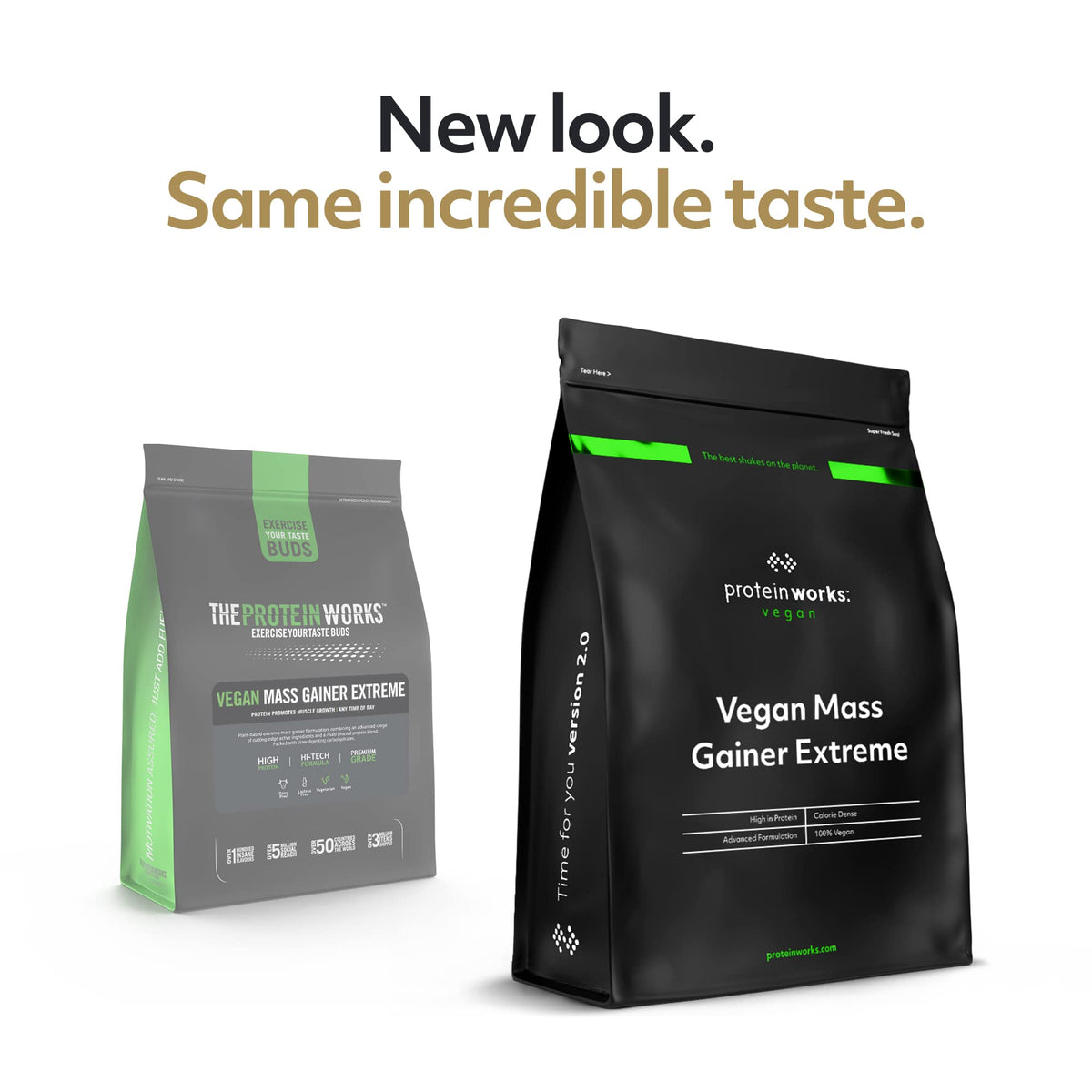 Protein Works - Vegan Mass Gainer Extreme - High Calorie Protein Powder - Weight Gainer