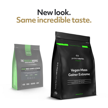 Protein Works - Vegan Mass Gainer Extreme - High Calorie Protein Powder - Weight Gainer