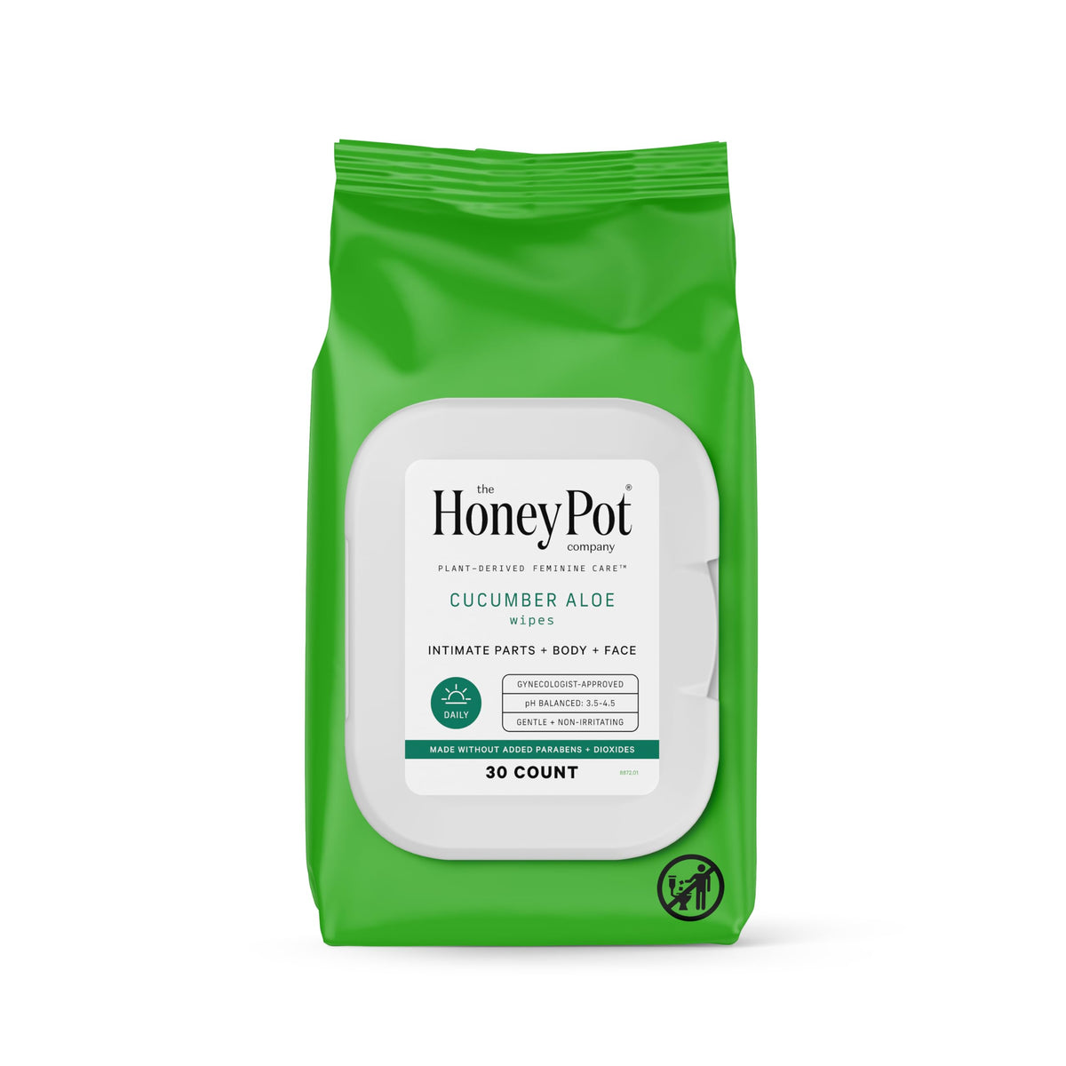 The Honey Pot Company - Feminine Wipes - Daily PH Balancing and Sulfate Free Feminine Products
