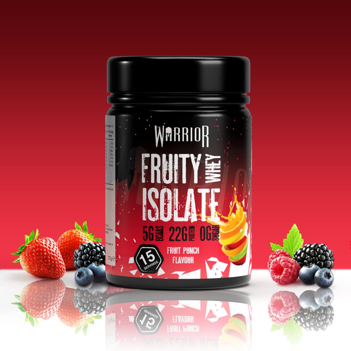 Warrior, Fruity Clear Whey Isolate - Rapid Digesting Protein Powder - Refreshingly Fruit Flavoured Shakes