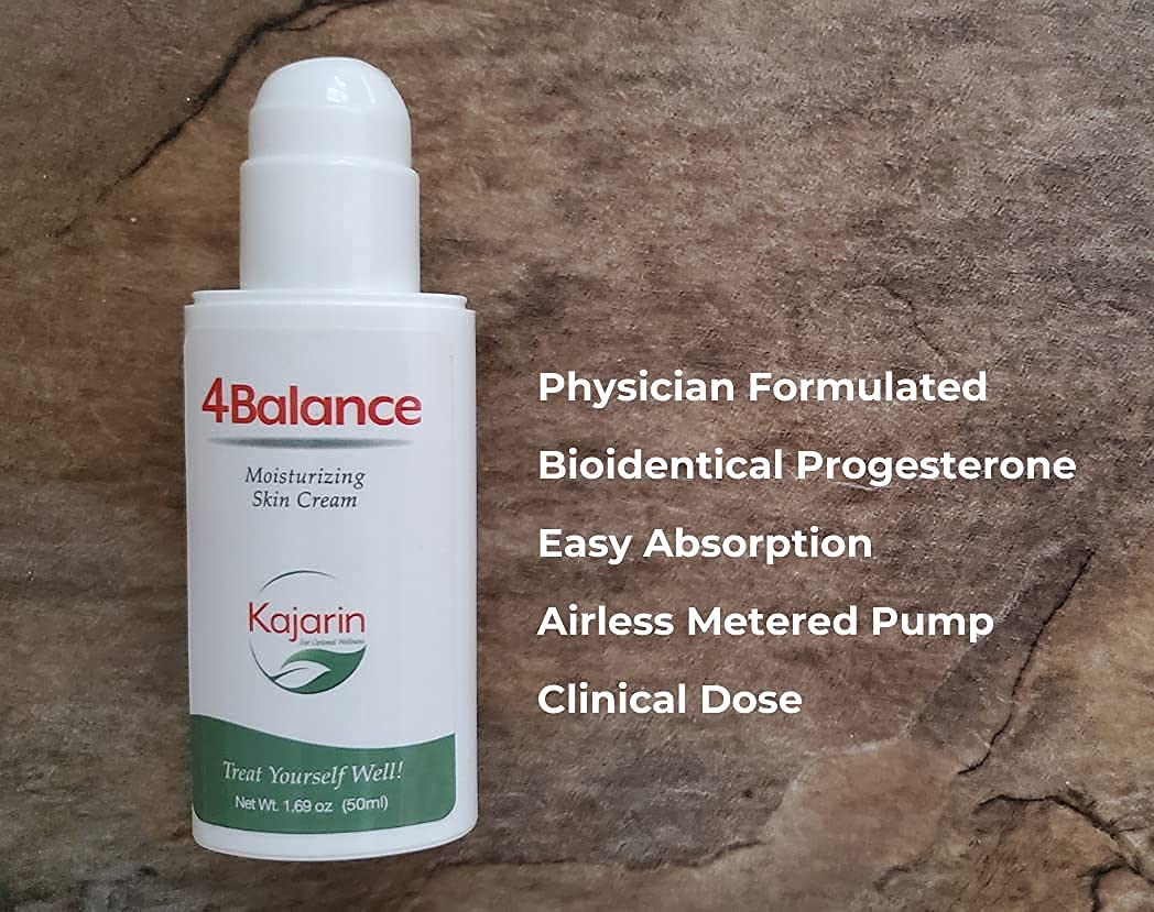 Kajarin 4 Balance Progesterone Cream for Women - Physician Formulated, Bio-Identical Progesterone