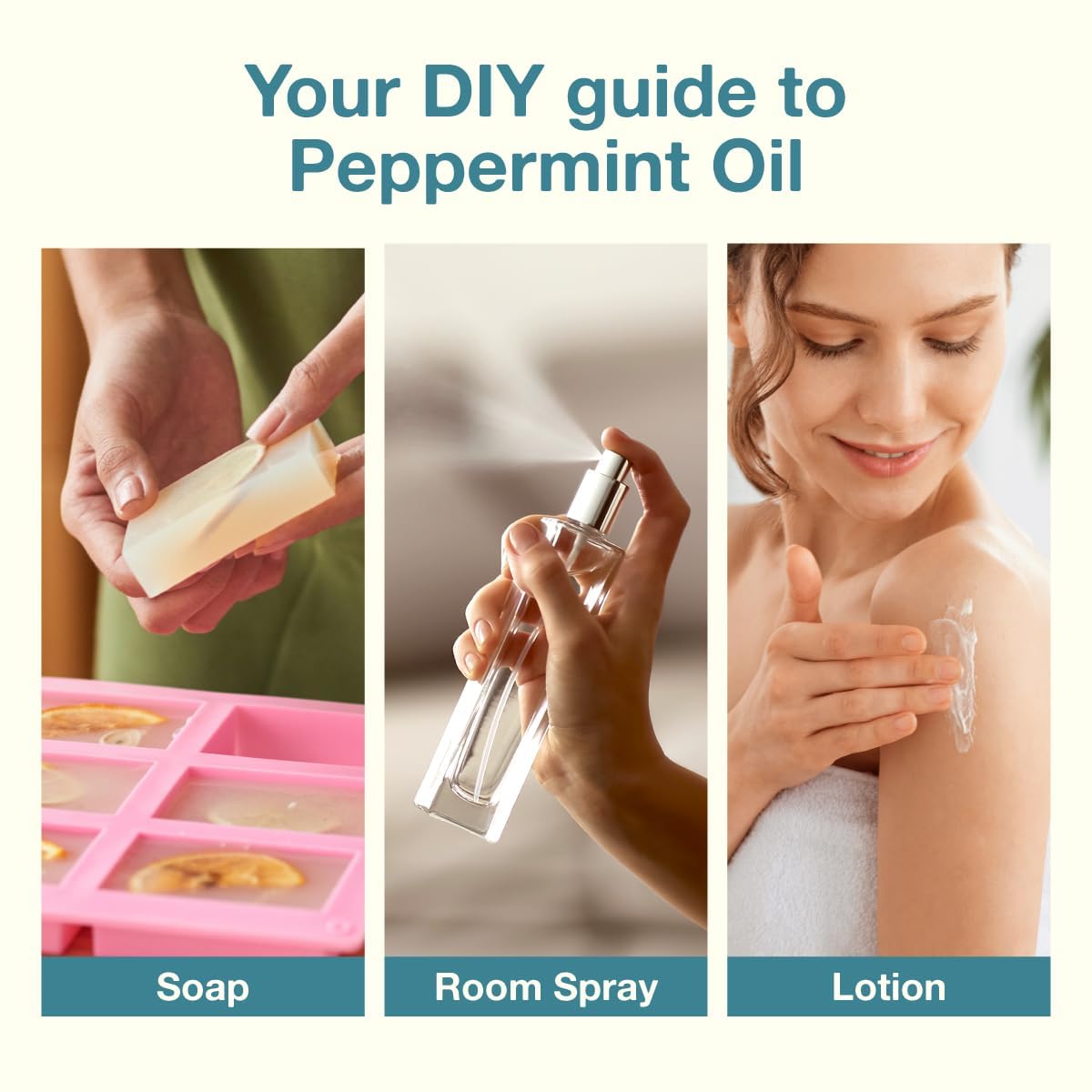 Kukka Peppermint Oil for Hair - Natural Mint Essential Oils - Premium Grade Natural Peppermint Essential Oil