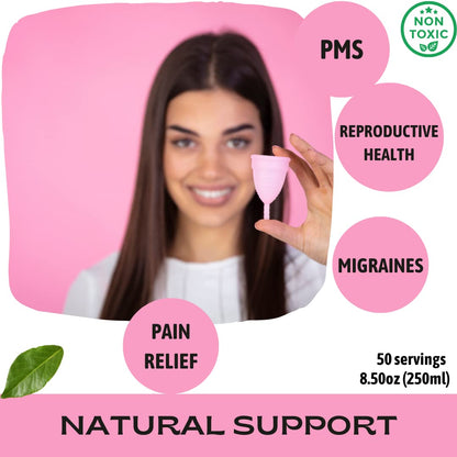 Immu-nat Chaste Tree Berry Extract - 8.5oz - Herbal Menopause & PMS Relief - Alcohol-Free Women's