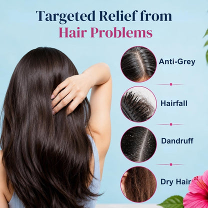 VEDA Active Herbs Hair Oil - Hair Growth Oil - Infused with Herbs - 200ml