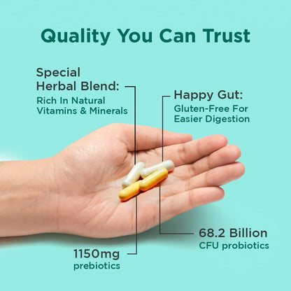 Better Body Co. Slim Gut Bundle - Prebiotics and Probiotics for Women - Bloating Relief