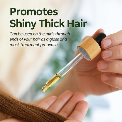 Lia Organics Hair Growth Oil - Organic, Vegan, cruelty free - Rosemary oil, castor oil, pumpkin seed oil, amla oil etc. For thick healthy hair, 1.70 Fl Oz (Pack of 1)