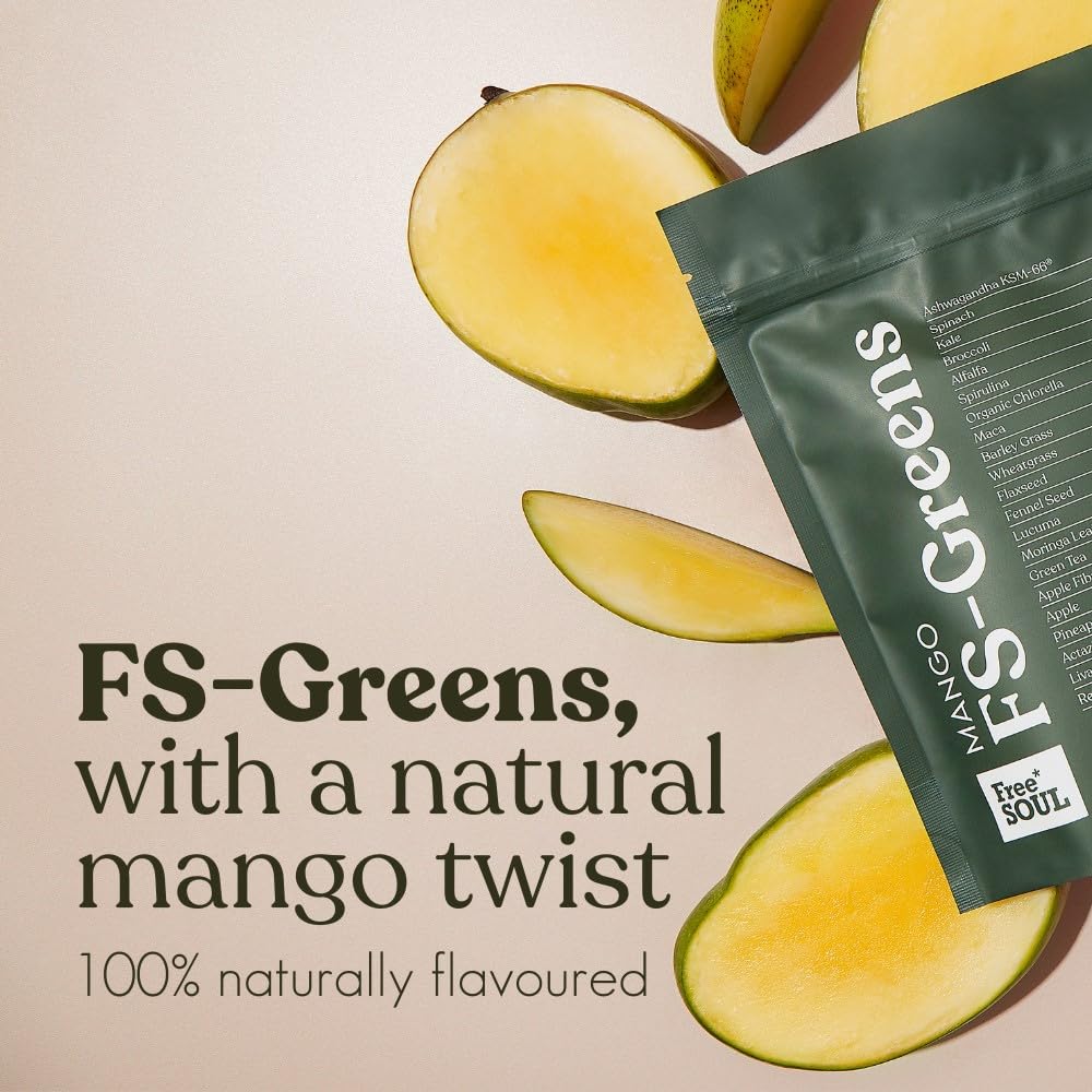 FS-Greens - 21 Advanced Greens, Superfoods, and Adaptogens Including KSM-66
