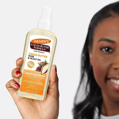 Palmer's Cocoa Butter & Biotin Length Retention Hair and Scalp Oil, 5.1 Fl Oz (Packaging May Vary), (Pack of 2)