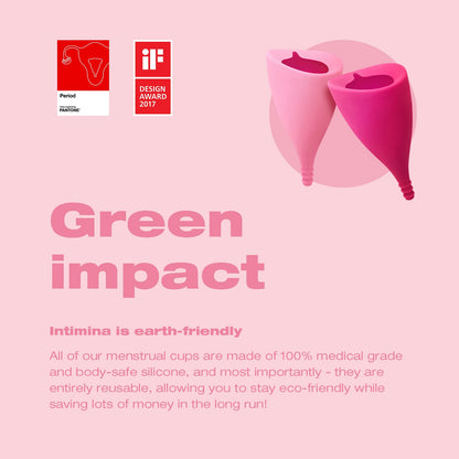 Intimina Ziggy Cup 2 - Extra-Thin Reusable Menstrual Disc, Period Cup, Disposable Menstrual Cup