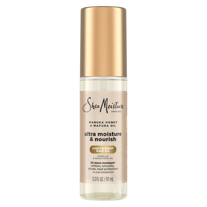 Shea Moisture Ultra Nourishing Manuka Honey & Mafura Oil Manuka Honey & Mafura Oil Instantly Hydrates And Smooths Hair 3.3 Fl Oz