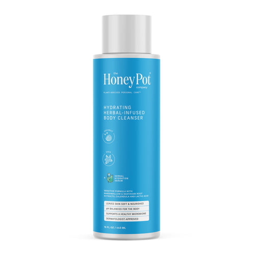 The Honey Pot Company - Body Wash for Women - Coconut Shea Hydrating Body Cleanser