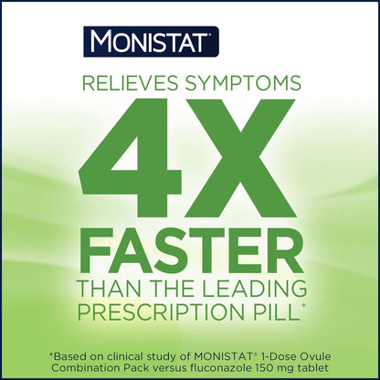Monistat 3 Cream, 3-Day Treatment for Women: 1x Reusable Applicator & 1x 25g External Anti-Itch Cream Bundle (Pack of 2)