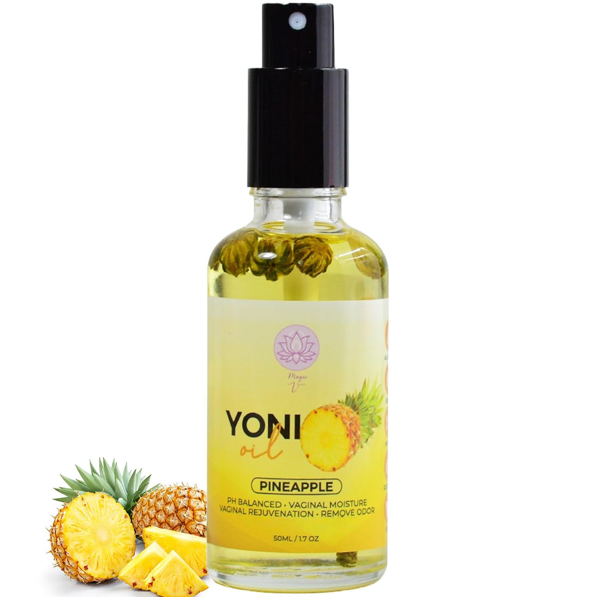 Magic V Steam V Yoni Oil Spray Organic Feminine Oil Vaginal Moisturizer For Wetness