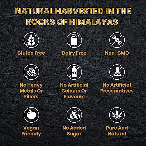 Shilajit Resin, Original Himalayan Shilajit 30g - Gold Grade 100% Pure, Rich in Fulvic