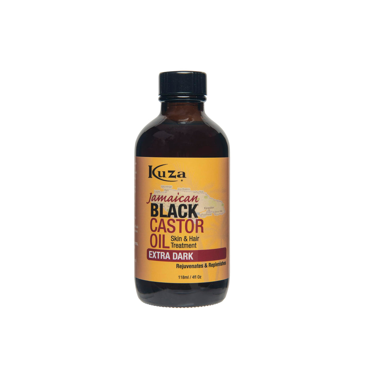 Kuza Jamaican Black Castor Oil Skin & Hair Treatment - Extra Dark, 4 fl oz