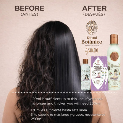 RItual Botanico Keratin Hair Treatment - Keratina Para Alisar El Pelo - Origen Botanico Hair Relaxer - Brillo Sedocidad y Nutrición Frizz Control - Keratina 1000ML/ 33,8 fl oz - 1 LITRO