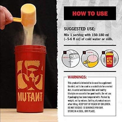 Mutant Pro - Triple Whey Protein Supplement - Time-Released for Enhanced Amino Acid Absorption