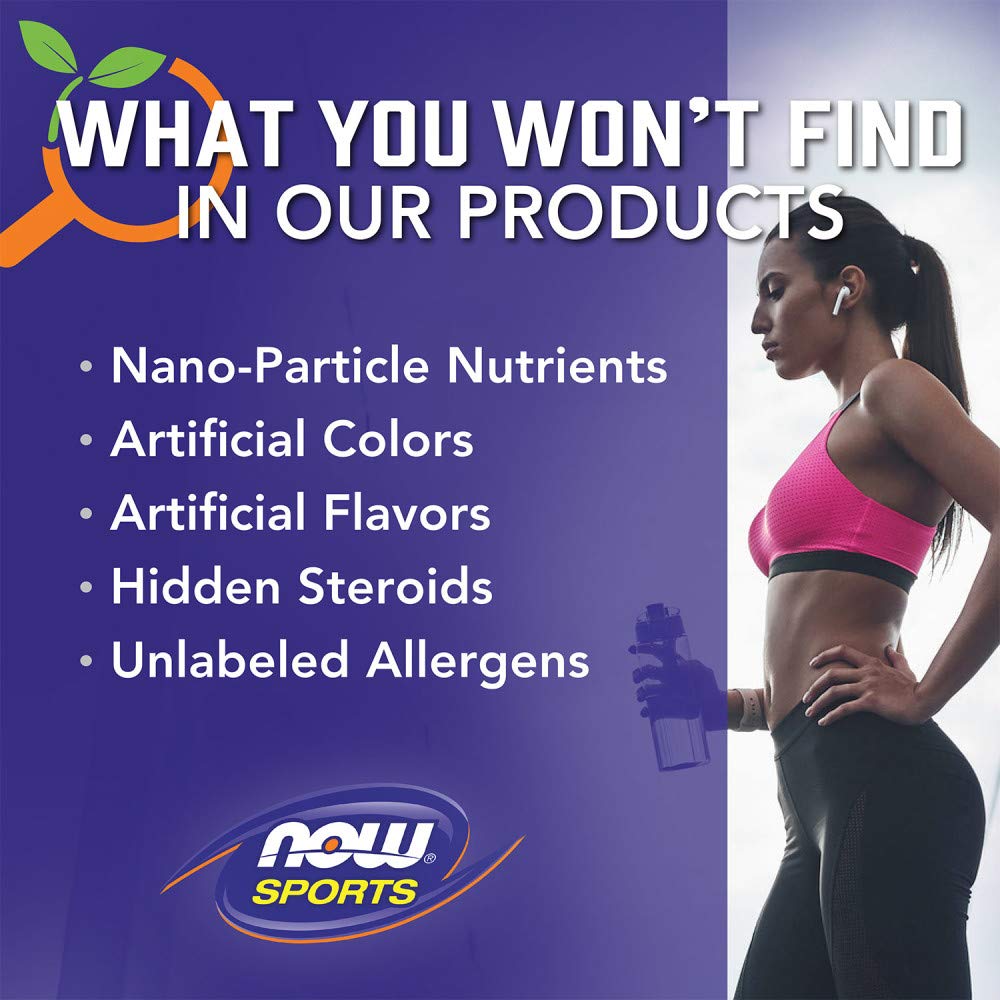 NOW Sports Nutrition, Whey Protein Isolate, 25 G With BCAAs, Creamy Chocolate Powder
