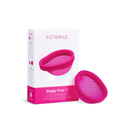 Intimina Ziggy Cup 2 - Extra-Thin Reusable Menstrual Disc, Period Cup, Disposable Menstrual Cup