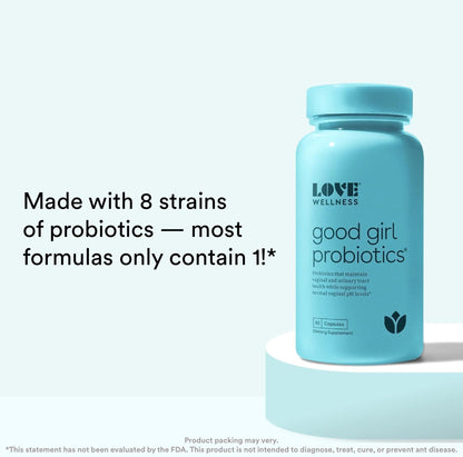 Love Wellness Good Girl Probiotics & The Killer - Vaginal pH Balance Supplement & Boric Acid Suppositories