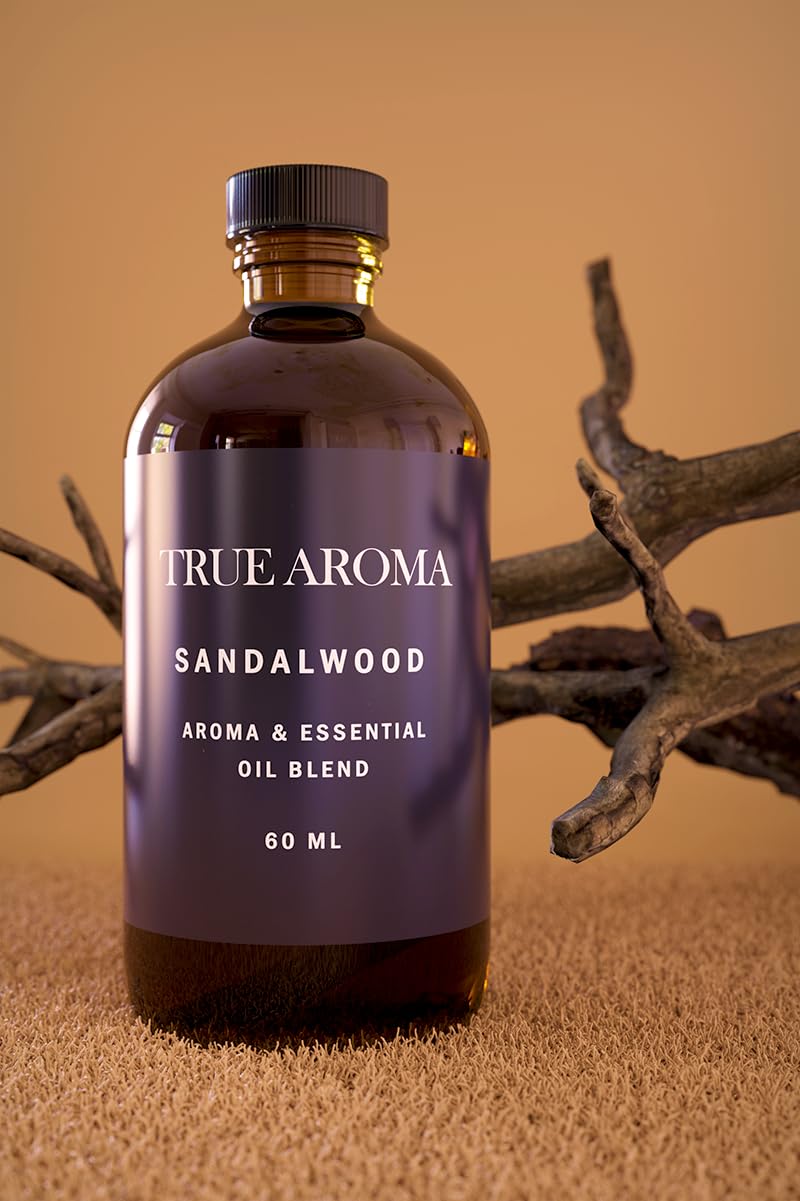TRUE AROMA Sandalwood Essential Oil - Sandalwood Essential Oils for Aroma Diffusers