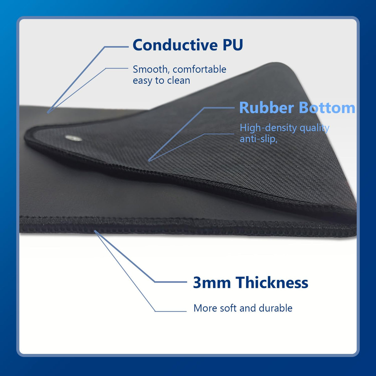 Grounding Mat for Bed, Desk, Floor, Grounding Pad for Better Sleep, Health, Pain Relief, Grounding Mat