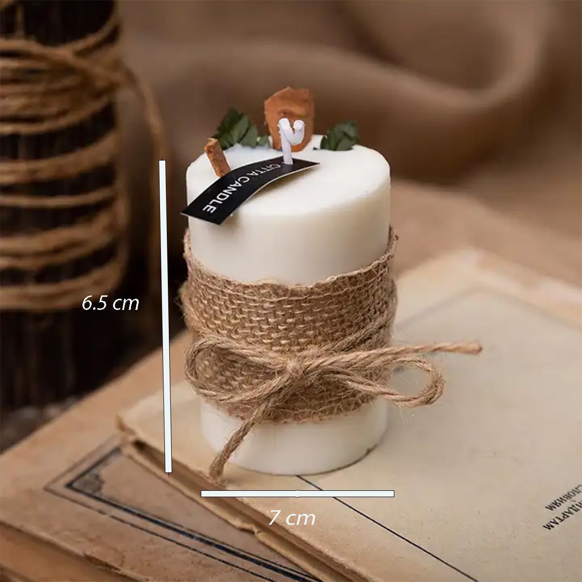 Scented Candles, Natural Soy Wax with Essential Oils, 8 Oz - Long-Lasting Aroma, Aromatherapy Candles