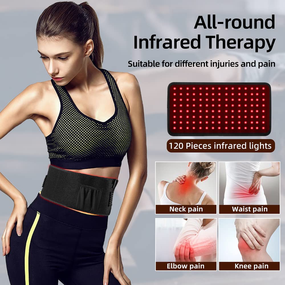GLAXOSMITHKLINE C.HEALTH.SpA LED Therapy Belt,Infrared Red Light Therapy Belt Device