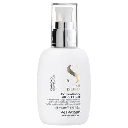 ALFAPARF MILANO Semi di Lino All-In-One Multi-Benefit Leave In Conditioner Spray with Heat Protection - Detangler - Humidity Blocker - UV Protection - Controls Frizz - 4.23 oz
