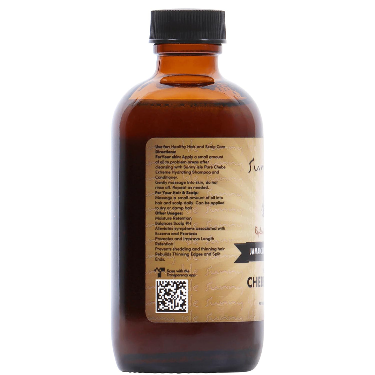 Sunny Isle Jamaican Black Castor Oil With Chebe Powder - For Hair Growth & Moisture - 4 oz