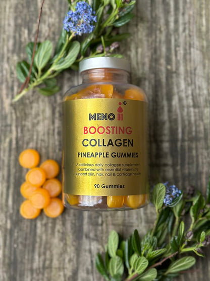 Meno Boosting Collagen Natural Pineapple 90 Gummies