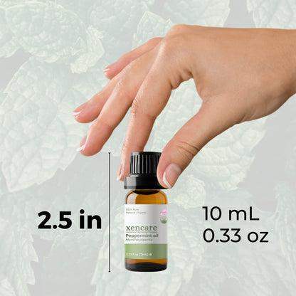 xencare Peppermint USDA Organic Food Grade Essential Oil - 100% Pure Natural Undiluted