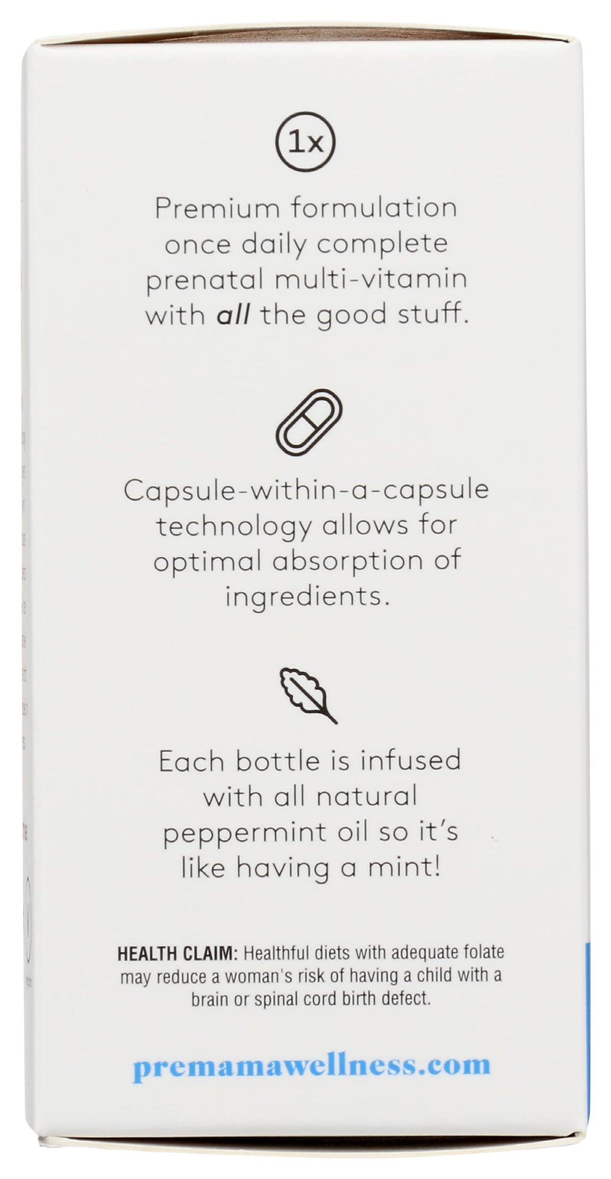 PREMAMA DHA Prenatal Multivitamin, 28 CT