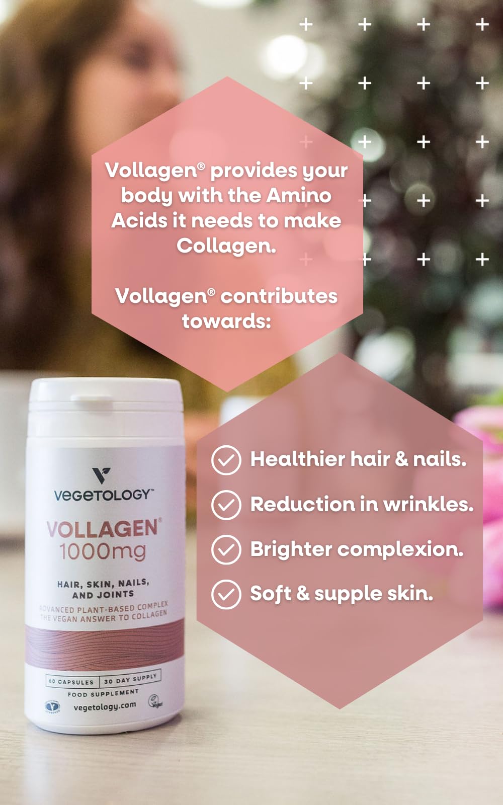 Vegetology Vollagen Plant Based Complex - Plant Based Protein Alternative to Collagen