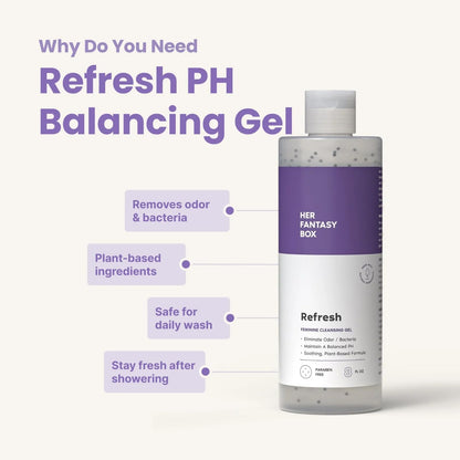 Her Fantasy Box - Refresh pH Balancing Shower Gel Natural Feminine Hygiene Solution