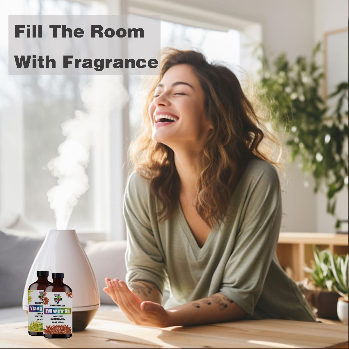 Honeysuckle Essential Oil 4 Fl Oz 120Ml - Honeysuckle Oil for Diffuser,Cleaning,Massage,Yoga