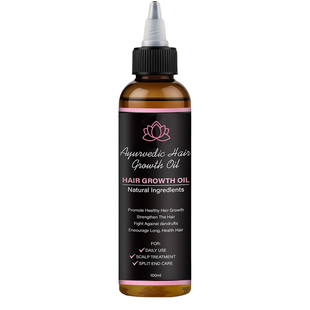 Lifewitqueenp Queenp Ayurvedic Hair Growth Oil, 1pcs